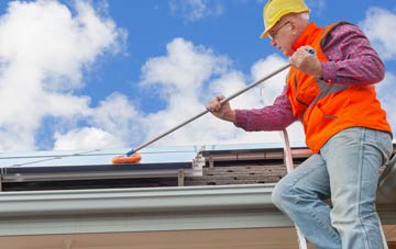 Churchbank soft wash roof cleaning